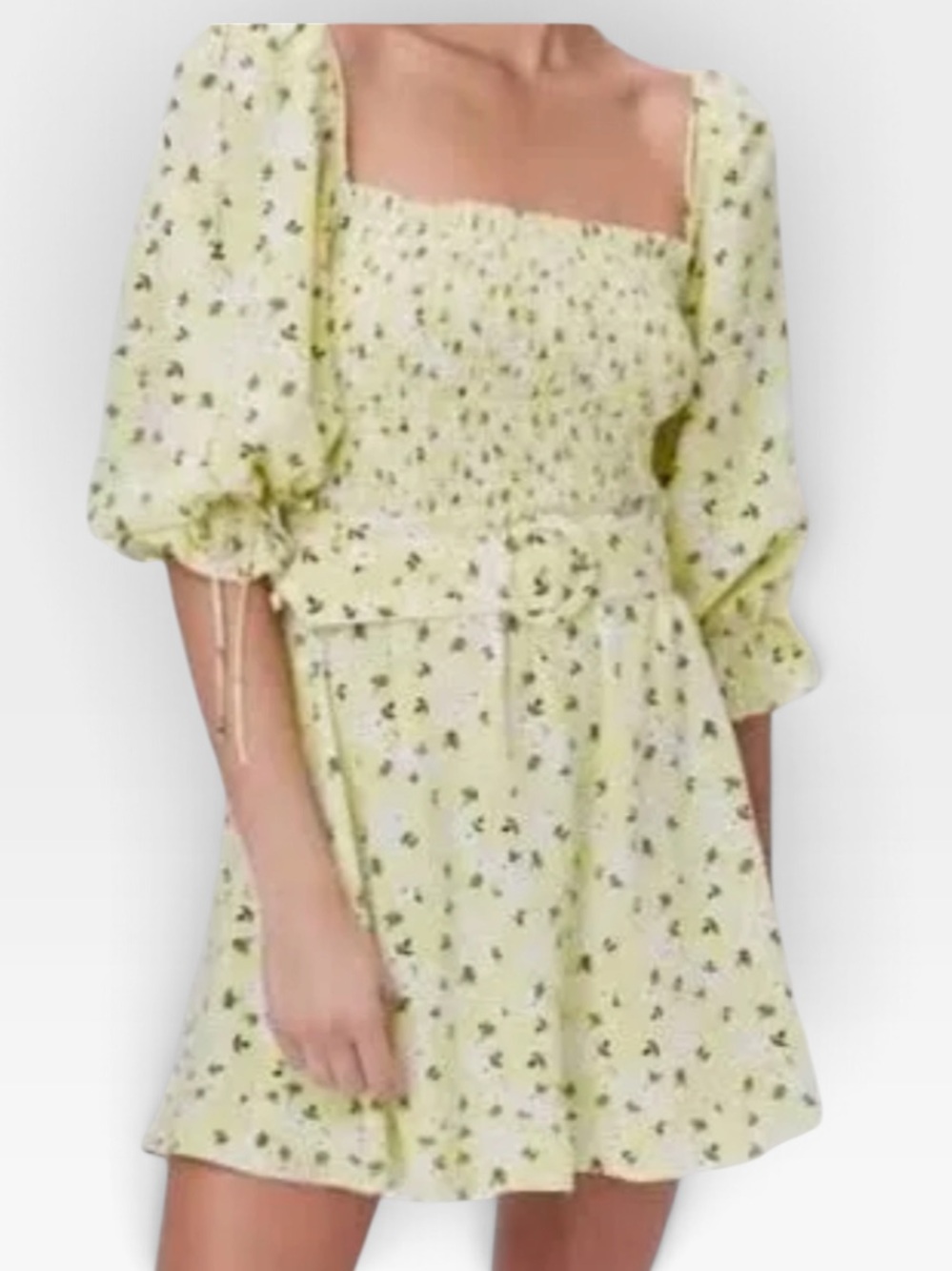 For Love & Lemons Chrysanthemum Mini Dress Small